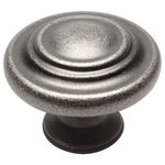 Cosmas - Cosmas 9971WN Weathered Nickel 3 Ring Cabinet Knob - Manufacturer: Cosmas