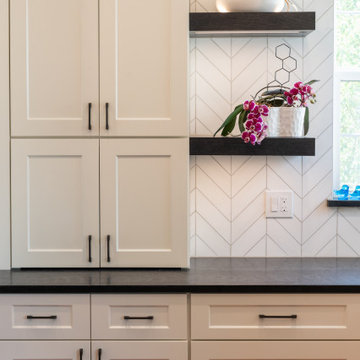 Boulder County Luxury Kitchen Remodel with Quartzite Island & Custom Cabinetry