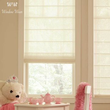 LIttle Girls Room Gets Roman Shade Savvy with Child-Safe Roman Shades