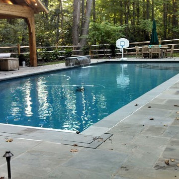 Pool in the wood