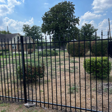 Iron Gate, Fence, and Pedestrian Gate