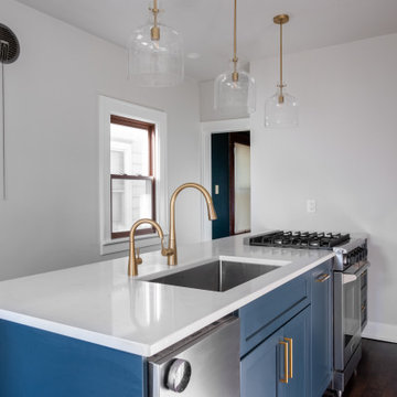 Modern White Kitchen Makeover