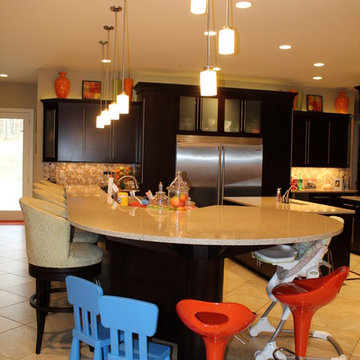 Contemporary, Espresso, Flat (Bedford,IN)