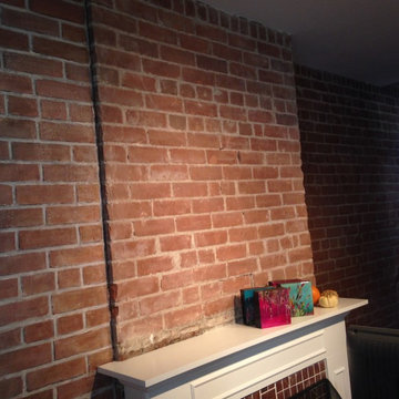 Faux Brick Wall