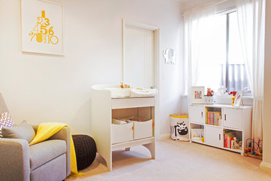 This is an example of a transitional kids' room in Perth.