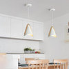 MIRODEMI® Breil-sur-Roya | Scandinavian Style Chandelier for Dining Room, Single