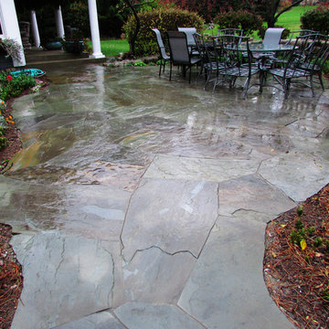 Ann Arbor Pondless with Flagstone Patio