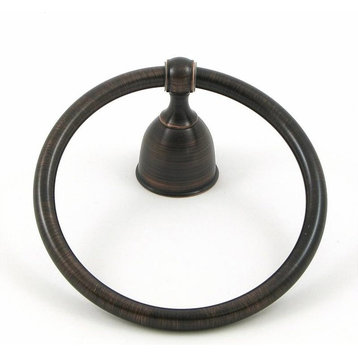 Stone Mill Hardware Alexandria Collection Towel Ring - Oil Rubbed Bronze