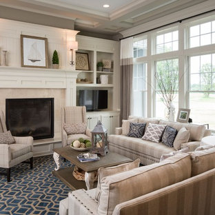 Art Above Fireplace Houzz