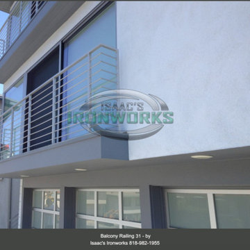 Balcony Railings (Juliet Balcony) Custom Made by Isaac's Ironworks
