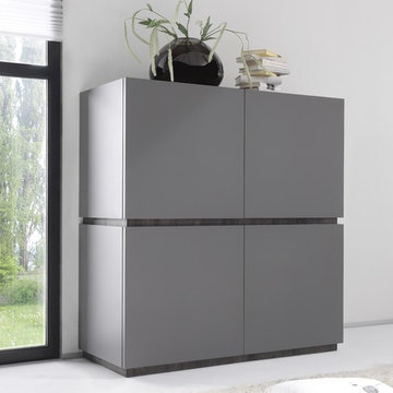 Modern 4-Door Highboard Rex by LC Mobili - $1,185.00