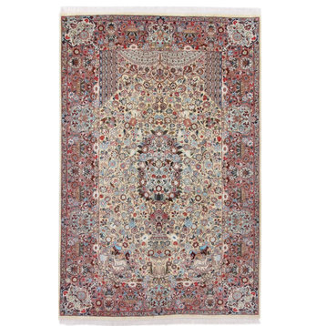 Persian Rug Kaschmar 9'9"x6'6" Hand Knotted