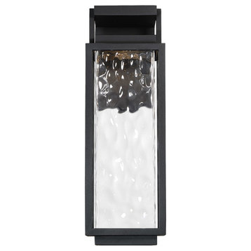 Two if By Sea 18"Outdoor Wall-Light 3000K, Black