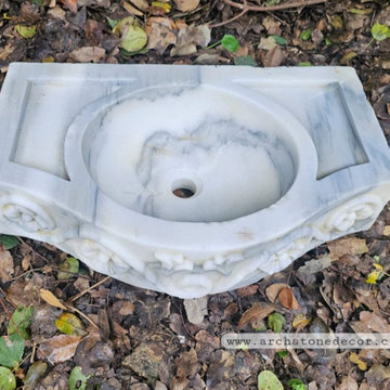 Carrara Marble sink