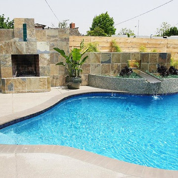 Fireplace, BBQ and Pool