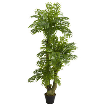 Nearly Natural 5' Triple Phoenix Palm Artificial Tree