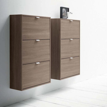 Shoe Storage CabinetsSpace 2 suspended 3 door shoe cabinets by Birex