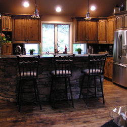 Custom Kitchen with Stone Isla&hellip; - Products