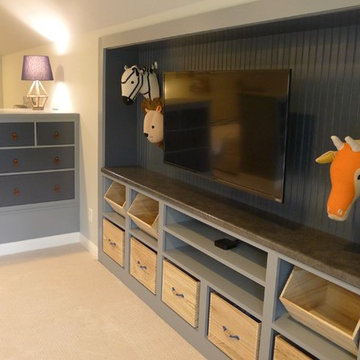 Boys bedroom with playroom