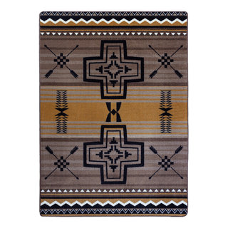 Brazos OKA Old Gold Area Rug, 7'8