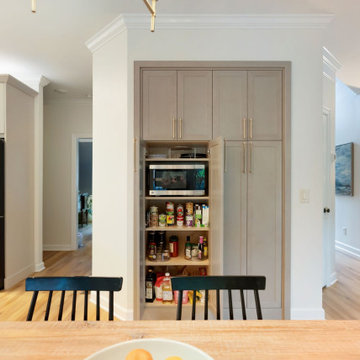 Transitional Kitchen Remodel Done With New Cabinets and Quartzite Countertop