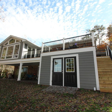 Stick Framed Sunroom with Deck - Smith Mountain Lake (Moneta)