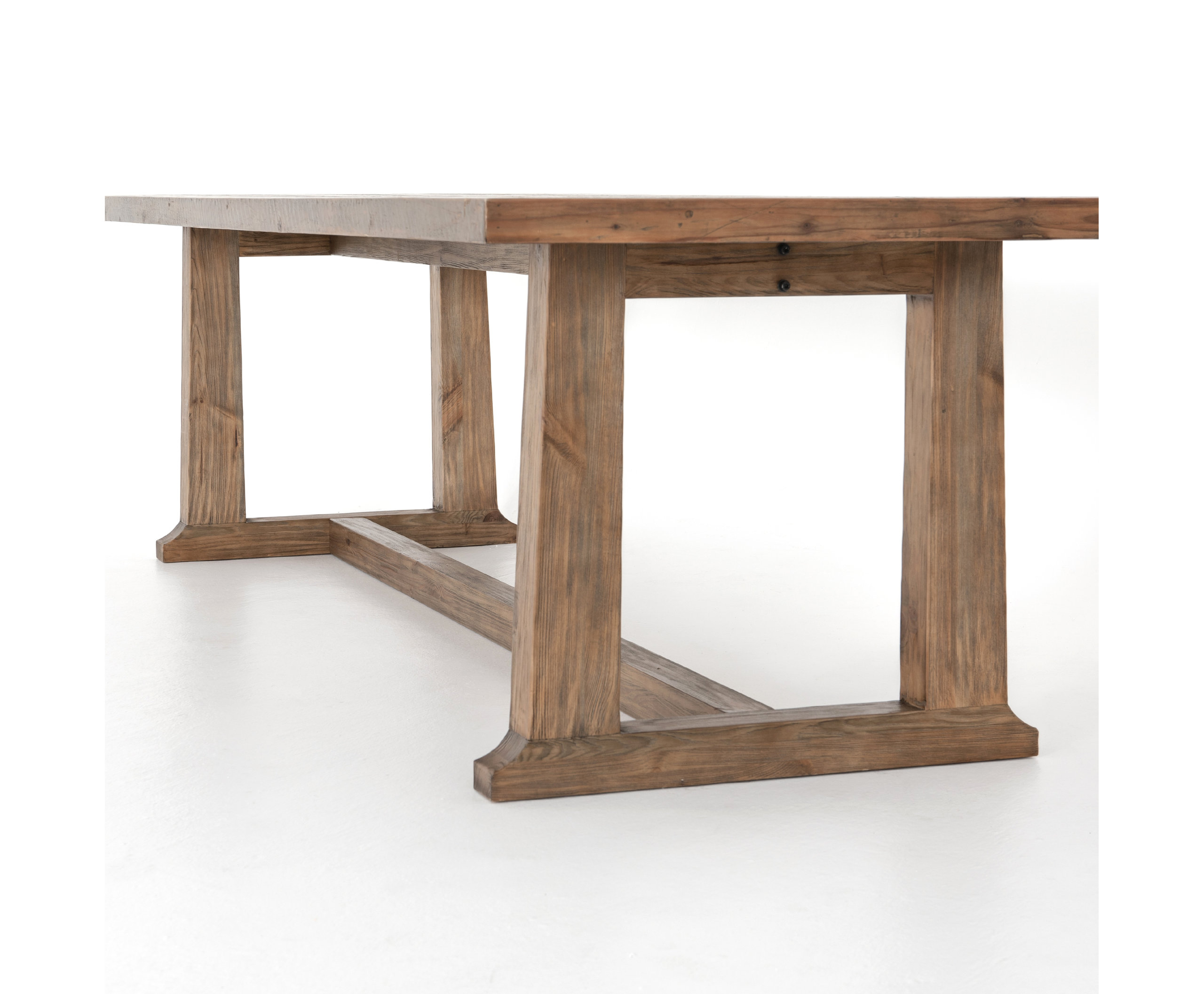 Otto Dining Table, 110", Honey Pine - Rustic - Dining Tables - by Four Hands | Houzz