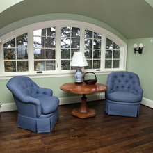 interior view of arched dormer
