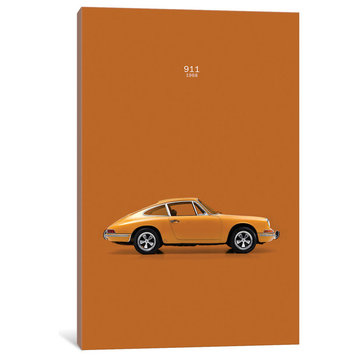 "1968 Porsche 911" by Mark Rogan, Canvas Print, 40"x26"