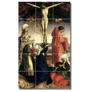 Rogier Weyden Religious Painting Ceramic Tile Mural #82, 24"x40"