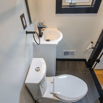 Classic Black and White Bathroom