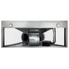 Golden Vantage 48" Wall Mount Stainless Steel LED Display Range Hood With Remote