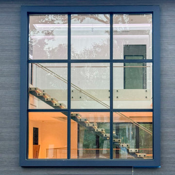 Project #126 | Contemporary Staircases with Integrated LEDs & Glass Railing
