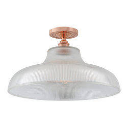 MONO INDUSTRIAL RAILWAY FLUSH CEILING LIGHT 40CM - Flush Ceiling Lights