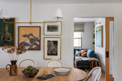 Inspiration for a transitional dining room remodel in San Francisco
