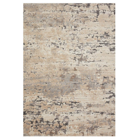 Theory THY-08 Taupe / Grey 2'-7" x 7'-8" Area Rug