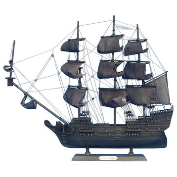 Wooden Flying Dutchman Model Pirate Ship, 20"