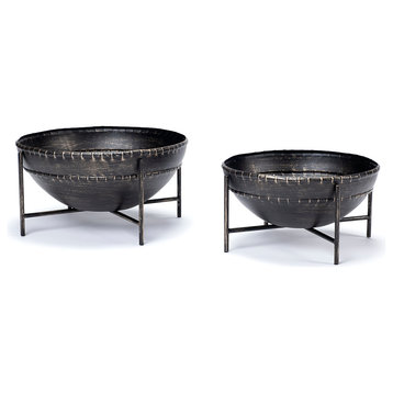 Mercana Cauldron, Set of 2, Decorative Bowl