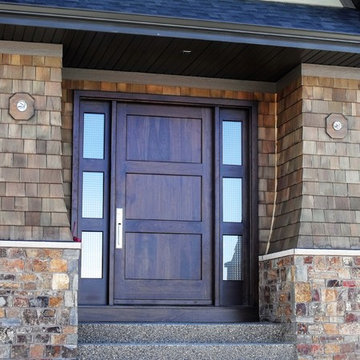 Traditional Shaker Style Front Door in Walnut