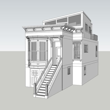 SketchUp model for renovation