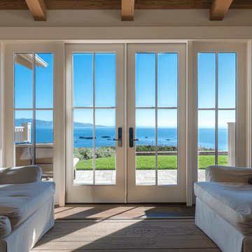 Classic White French Door with Glass Panels