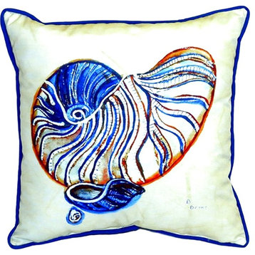 Betsy's Nautilus Large Indoor/Outdoor Pillow 18x18