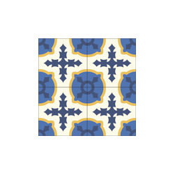 "Cruzada Especial" 8x8 Encaustic Cement Tiles - Wall And Floor Tile