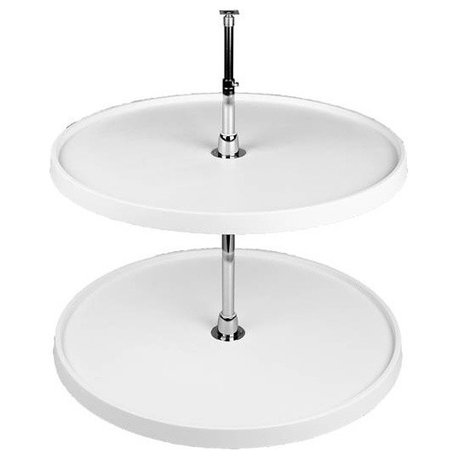 Rev-A-Shelf 6072-20-11-52 Premium Full Round Susan 2-Shelf Set White 20"