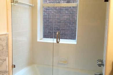 Frameless Bathtub Shower Door Fan District Richmond Va