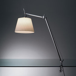 Tolomeo mega clamp, design by Michele De Lucchi, Giancarlo Fassina - 2004 - Table Lamps