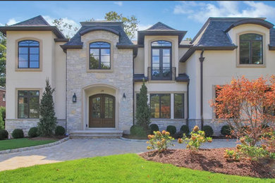 Inspiration for a contemporary home design remodel in New York