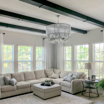 Faux Beams in Ebony | Lake Mary, FL