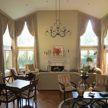 Drapery Panels For Double Height Windows