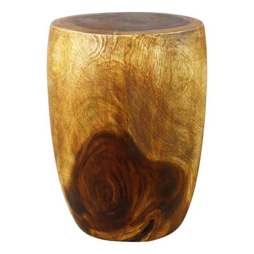 Haussmann Wood Merlot End Table 15 D x 20 inch High Walnut Oil